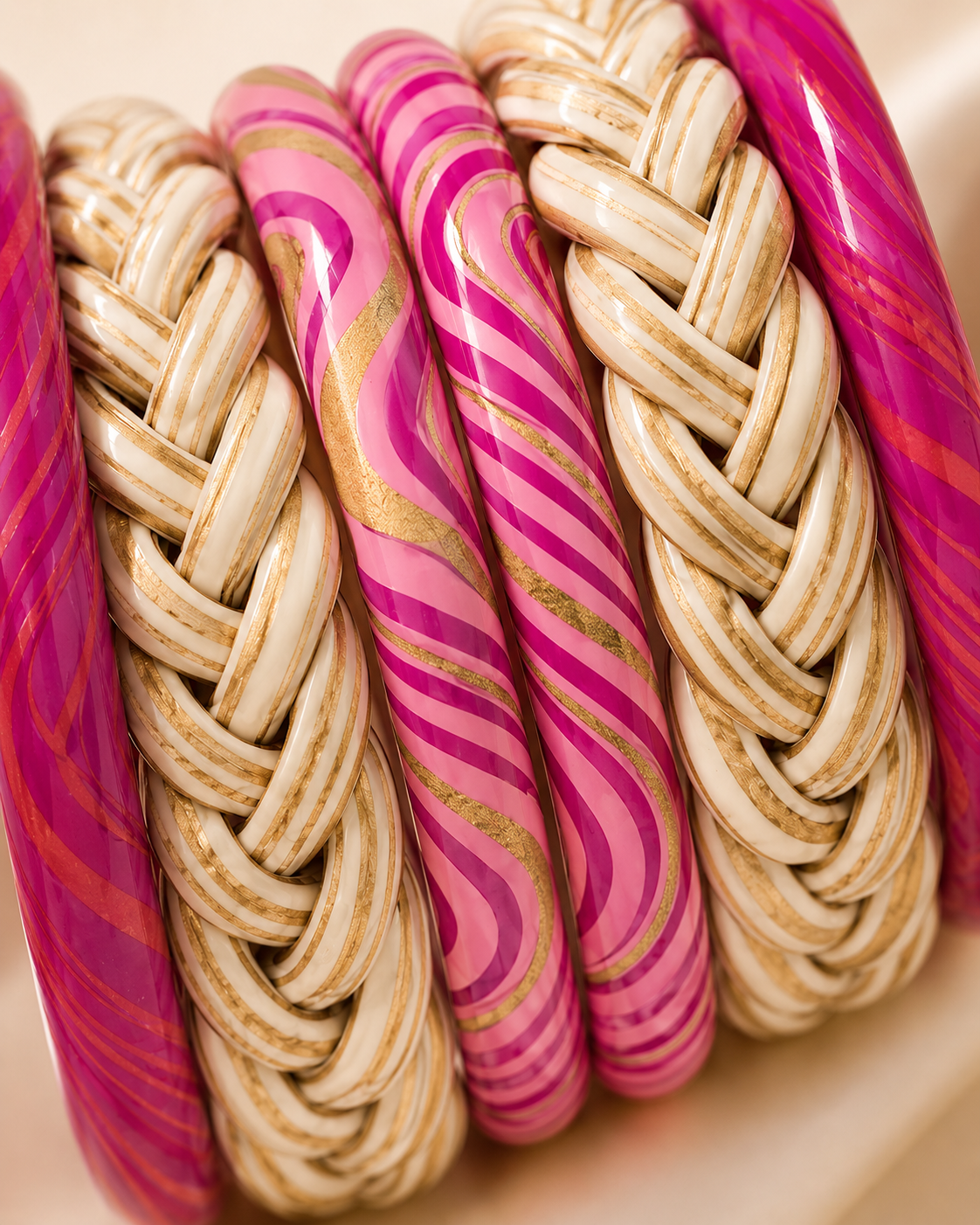 Blush Bloom Signature Lac Stack (6 Pieces)