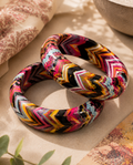 Midnight Mosaic Statement Lac Bangles (Pair)