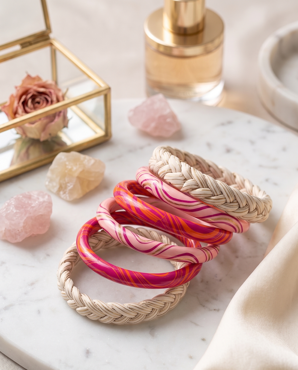 Blush Bloom Signature Lac Stack (6 Pieces)