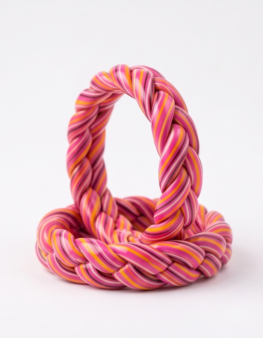 Berry Burst Braided Lac Bangles (Pair)