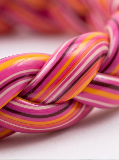 Berry Burst Braided Lac Bangles (Pair)